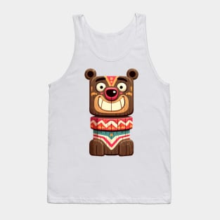 Bear totem illustration Tank Top